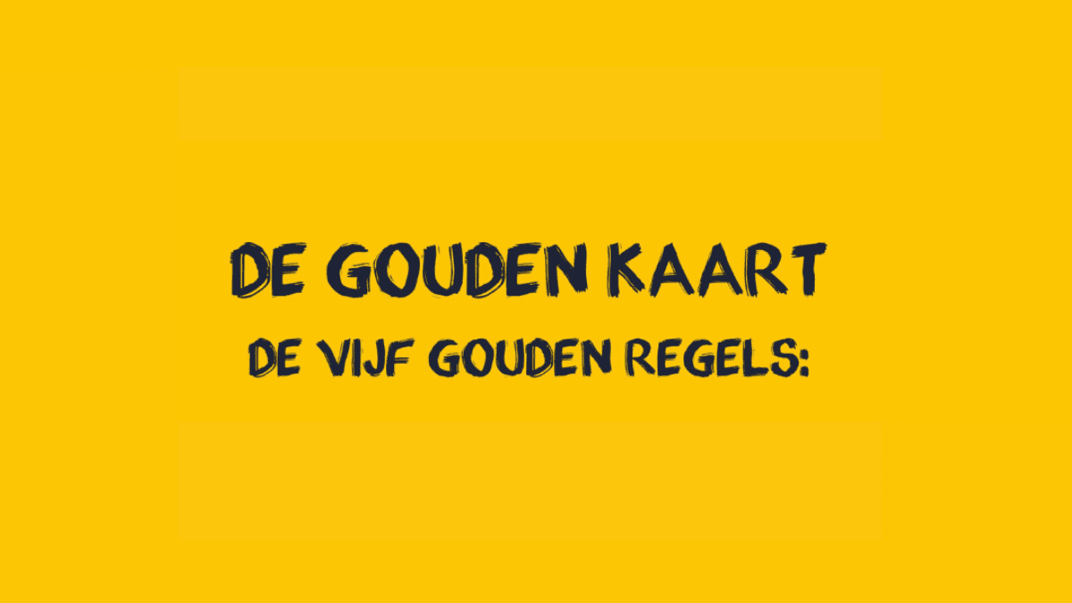 GOUDEN REGELS – Sterrenmakers